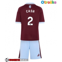 Otroške Nogometnih dresov Aston Villa Matty Cash #2 Domači 2026-27 Kratki rokavi (+ hlače)